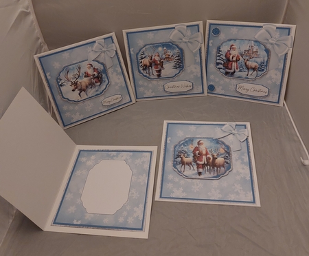 Santa Scenes by Marion Harding