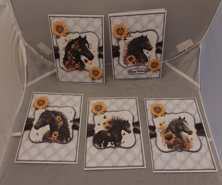 Horses & Sunflowers Mini Kit  by Marion Harding