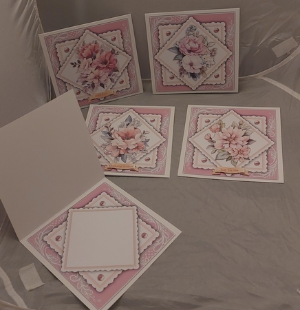 8x8 Mini Kit, Beautiful Floral Diamond Toppers by Marion Harding