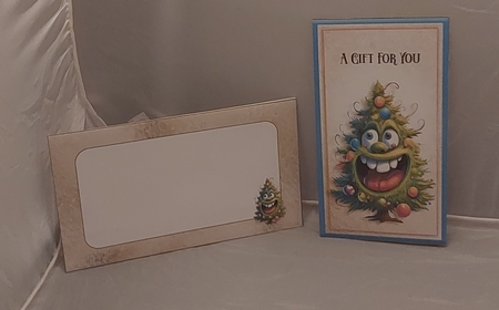 Funny Christmas Tree Money Card Kit-1 by Marion Harding