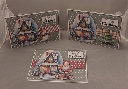 7x5 Varied Christmas Card Mini Kit by Marion Harding