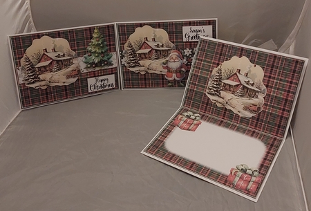 7x5 Santa Varied Christmas Card Mini Kit by Marion Harding
