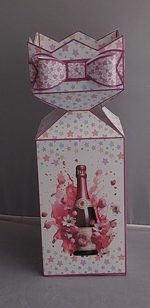 Cracker Bottle box Congratulations by Marion Harding