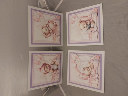 7x7 Its a girl choice of four mini kit by Marion Harding