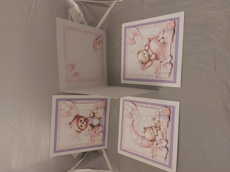 7x7 Its a girl choice of four mini kit by Marion Harding