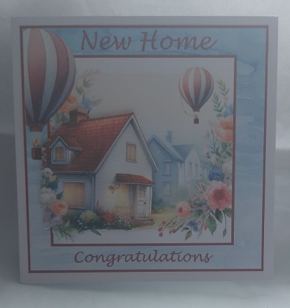 New Home Hot Air Balloon by Marion Harding