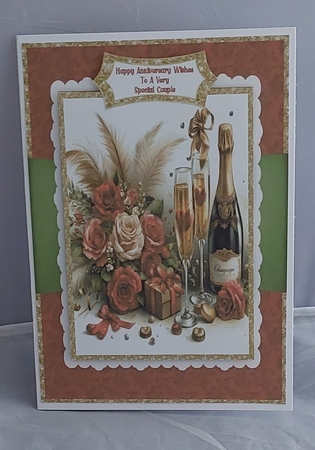 Happy Anniversary Celebrations - 5x7 by Marion Harding