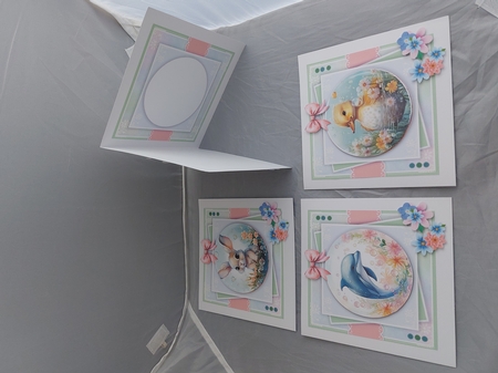Adorable Animals Card & Toppers Set by Marion Harding