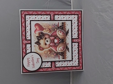 Valentine Bear 2 Card Kit by Marion Harding