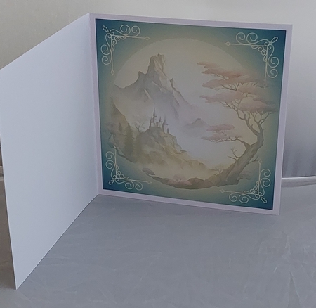 Pink Dragon Princess Card Making Kit by Marion Harding