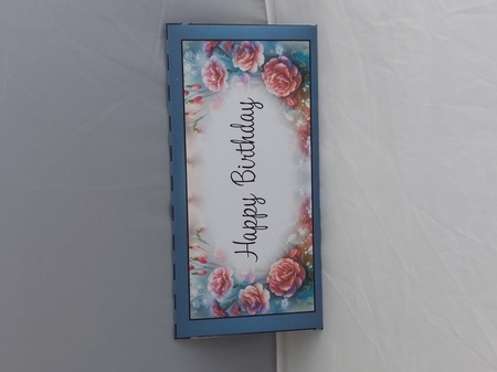 January Birth Flower Money Wallet by Marion Harding