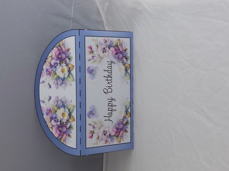 February Birth Flower Money Wallet by Marion Harding