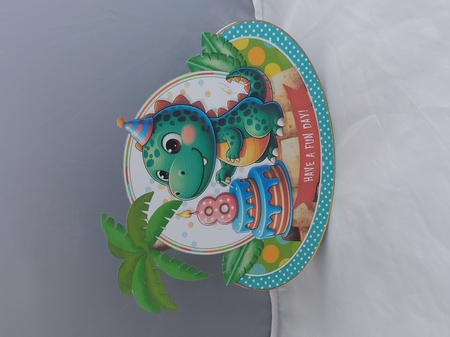 Dino Age 8 Birthday Rocker Card Kit by Marion Harding