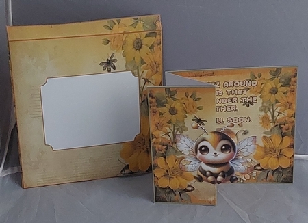 Bee-well 2 - No hole fold back by Marion Harding