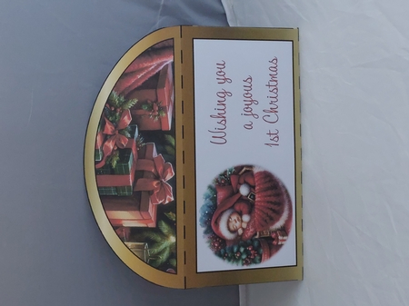 Santas Tiny Helper Money Wallet by Marion Harding