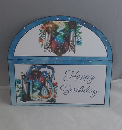 18th Birthday Golden Gate Money Wallet by Marion Harding