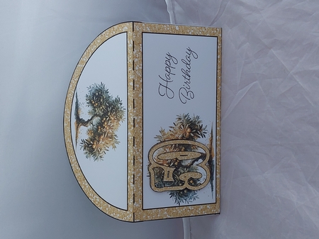 50th Birthday Tree of Life Money Wallet by Marion Harding