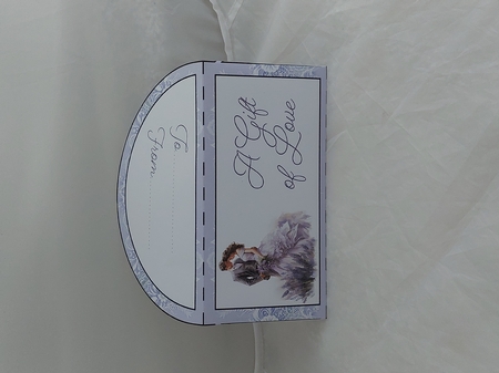 Lavender Wedding Couple Money Wallet by Marion Harding