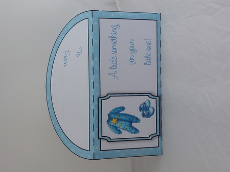Tiny Baby Boy Clothes Money Wallet by Marion Harding