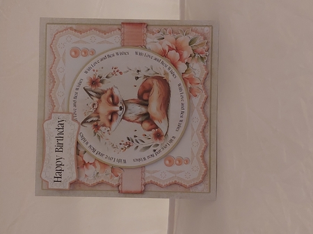 Foxy Wishes 1 6x6 Simply Cards  by Marion Harding