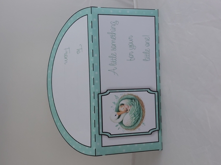 Nesting Stork Money Wallet by Marion Harding