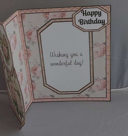 Rose Birthday Wishes Insert, Verse & Sentiments by Marion Harding