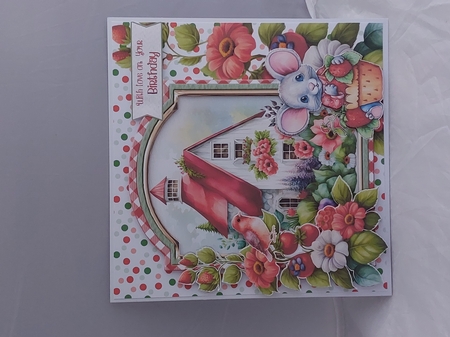 The Strawberry Patch 8 XL Shaped Card Kit by Marion Harding