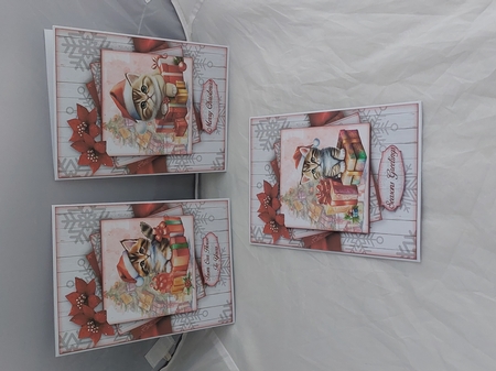 Cats With Gifts Mini Kit  by Marion Harding