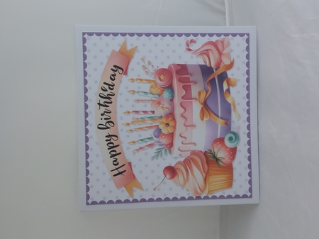 Card Topper - Birthday by Marion Harding