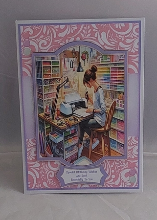 The Clever Crafter - 5x7 by Marion Harding