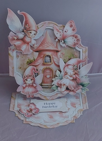 Once Upon a Fairytale 9 Shaped Easel by Marion Harding