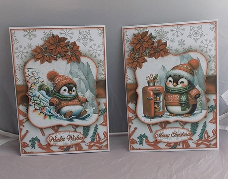 Christmas Penguins Mini Kit by Marion Harding