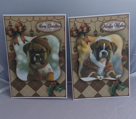 Christmas Boxer Mini Kit by Marion Harding