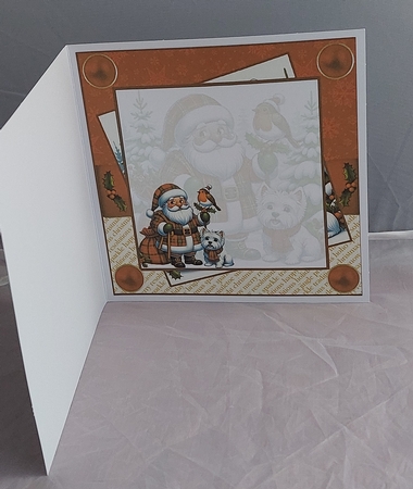 A tartan Christmas 7x7 by Marion Harding