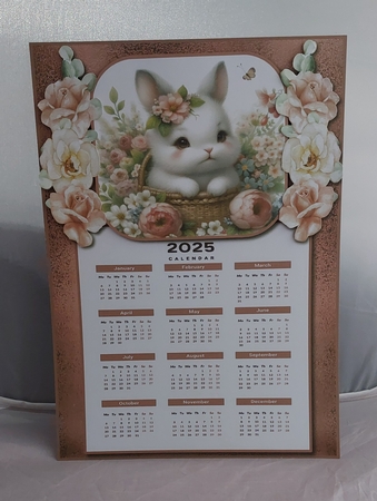 Bunny Calendar 2025 by Marion Harding