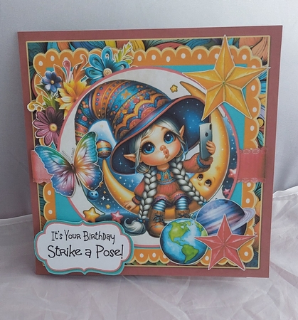 Strike a Pose 10 6x6 Simply Cards  by Marion Harding