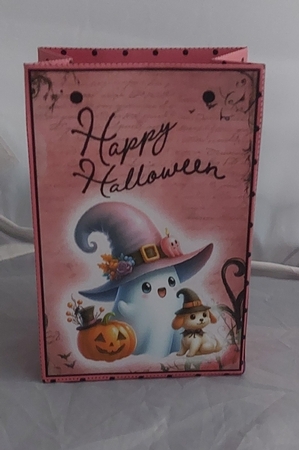 Happy Halloween Ghostie Mini Gift Bag by Marion Harding