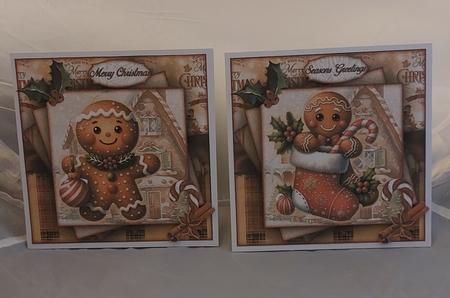 Gingerbread Man Mini Kit 7X7 by Marion Harding
