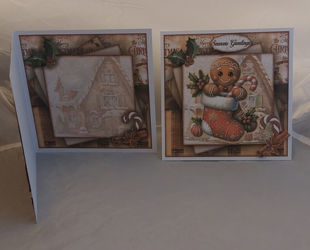 Gingerbread Man Mini Kit 7X7 by Marion Harding