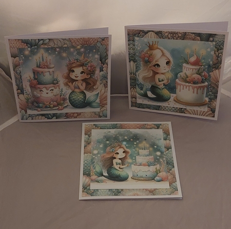 Birthday Mermaids by Marion Harding