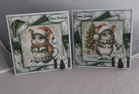 Winter Mouse Mini Kit 7X7 by Marion Harding
