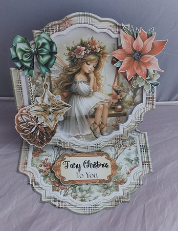 A Christmas Fairytale 6 Shaped Easel by Marion Harding