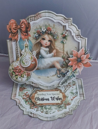 A Christmas Fairytale 10 Shaped Easel by Marion Harding