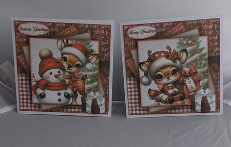 Cute Deer Mini Kit 7X7 by Marion Harding