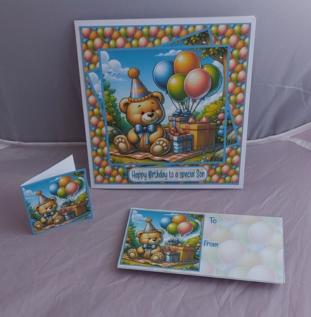 Bear...thday fun 8x8 by Marion Harding