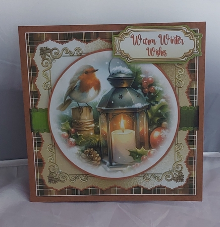 Little Christmas Robin 6 6x6 Simply Cards  by Marion Harding