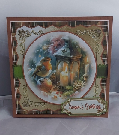 Little Christmas Robin 11 6x6 Simply Cards  by Marion Harding