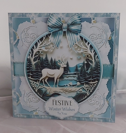 Frosty Christmas 3 6x6 Simply Cards  by Marion Harding