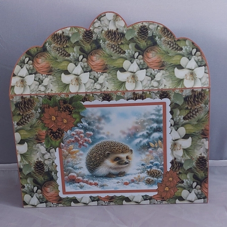 Hedgehog At Christmas - Money Wallet by Marion Harding