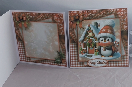 Red Winter Penguin Mini Kit by Marion Harding